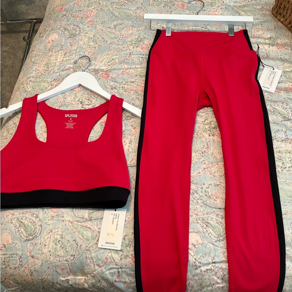 Splits59 leggings and top size M New with tags
